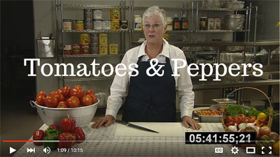 tomatoes and peppers video link